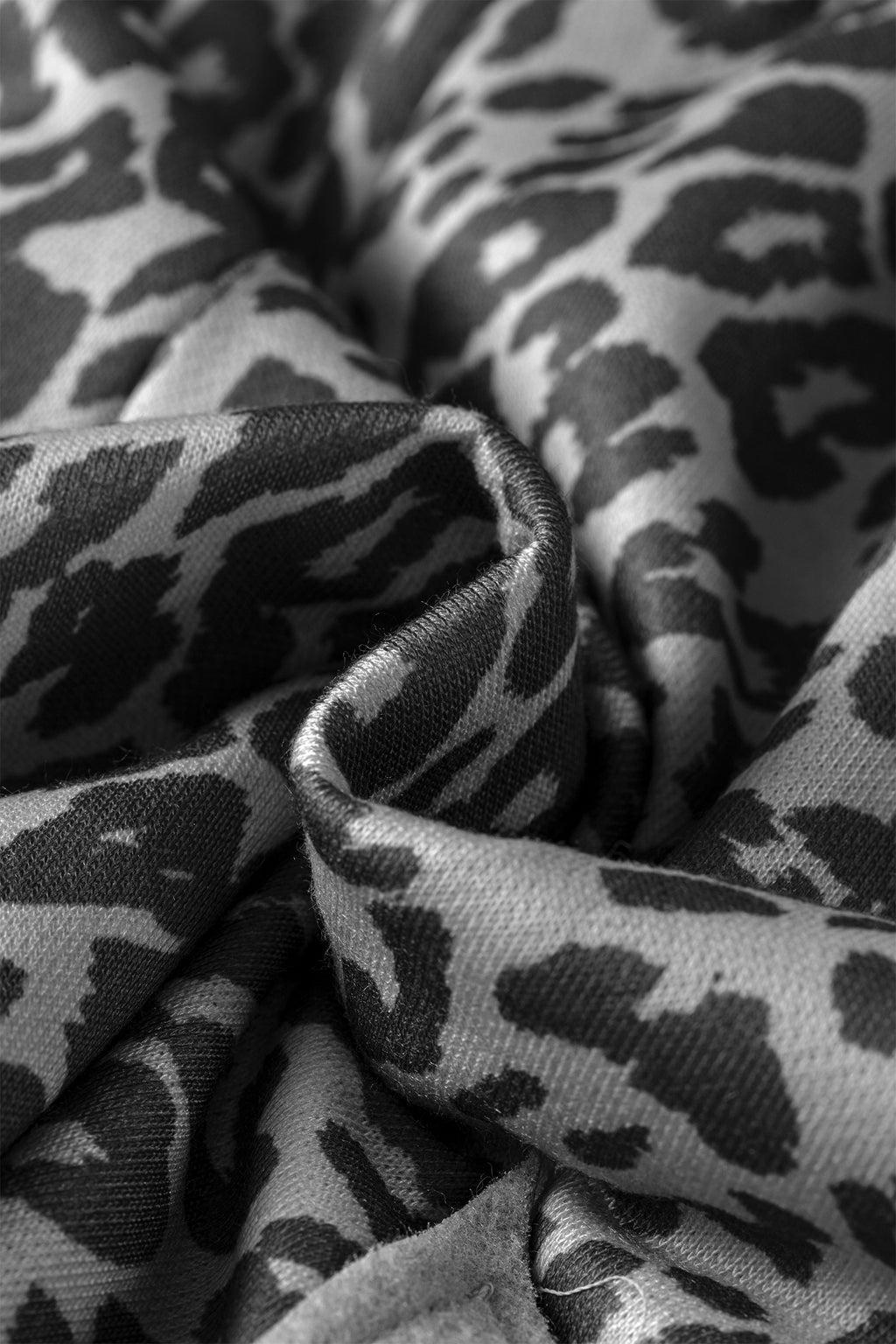 Khaki Leopard Print Star Patched Joggers