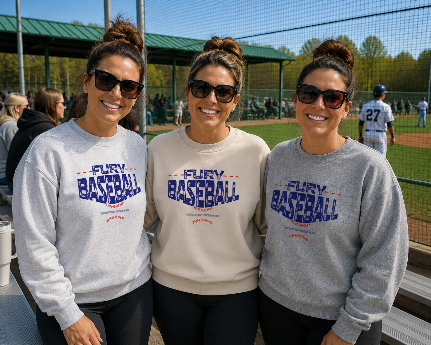 FURY Baseball | Crewneck Sweatshirt - Gildan