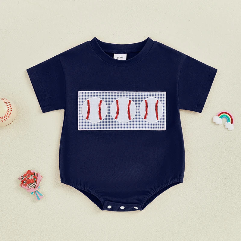 Johnny Baseball Romper