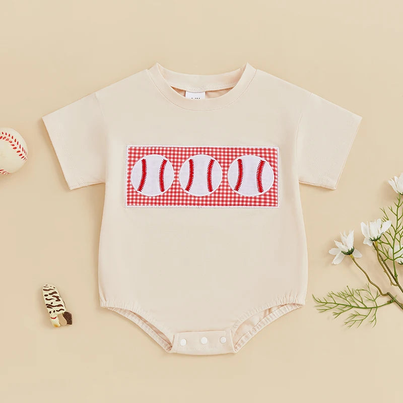 Johnny Baseball Romper