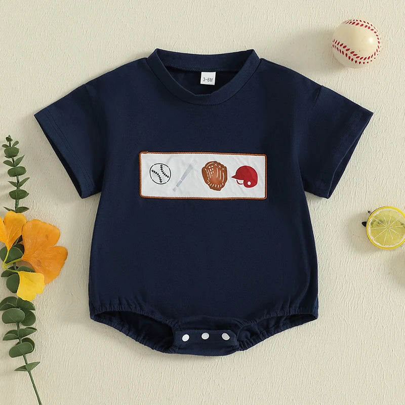 Baseball Romper