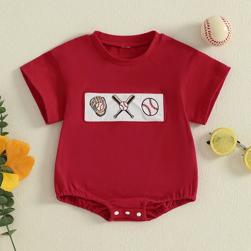 Baseball Romper