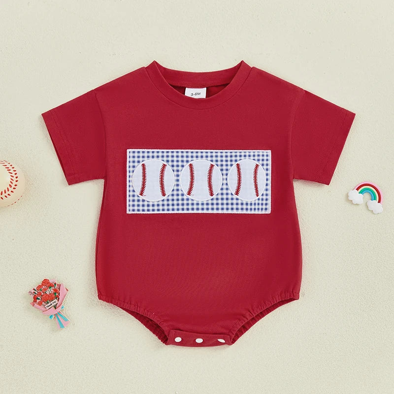 Johnny Baseball Romper